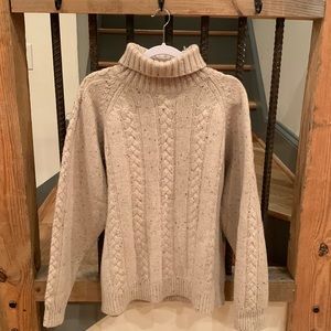 COPY - Orvis wool sweater with leather elbow pads